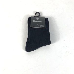 Darnel Infant Boys Black Socks 3 Pair Size 2-4
